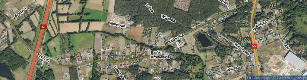 Zdjęcie satelitarne Grabowa ul.